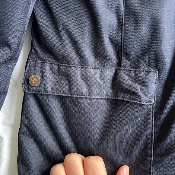 Carla Ladies Parka -CH navy in small - Picture 8 of 8